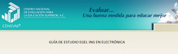 Descarga gratis la guia del EGEL IELECTRO (Ing en Electronica)
